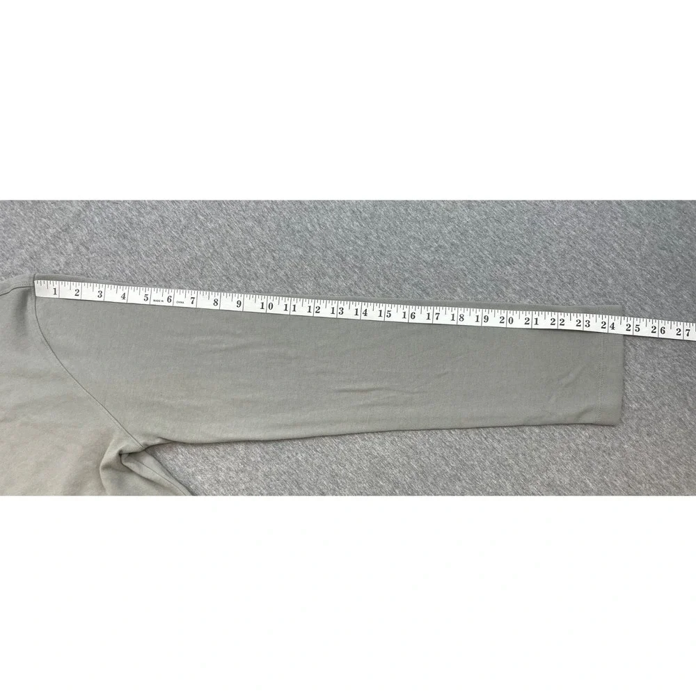 Banana Republic Polo Mens Large Gray 100% Cotton Long Sleeve